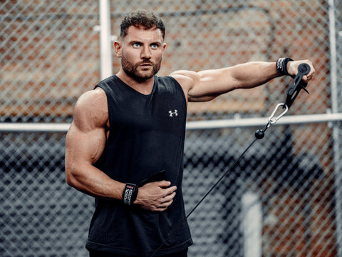 Versa Gripps pro series being used during a workout in the gym