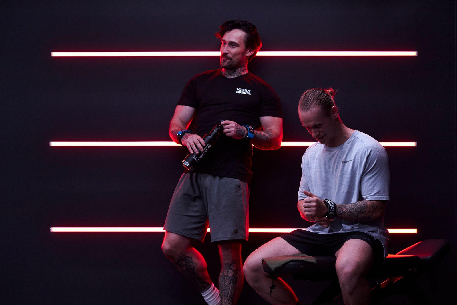 Weightlifting training at the gym